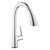 Grohe Zedra Touch Elektronische Einhand-Spültischbatterie, DN15, Spülbrause Mit 3 Strahlarten, Farbe: Chrom – 30219002 7