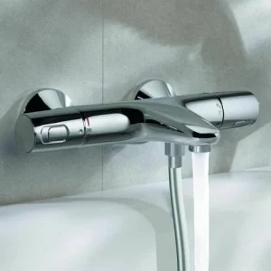 Grohe Wannen-Thermostat Precision Trend New Verchromt Armatur Wannenarmaturen 10