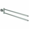 Grohe Handtuchhalter Atrio 40308 2-armig Supersteel, 40308DC3 17