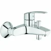 Grohe Wannenarmatur Start, 32278001, Einhandmischer Für Wanne Mit Mengenbegrenzung, Keramikkartusche, Mit Temperaturbegrenzer, Rückflussverhinderer, StarLight Oberfläche, Chrom, 09713 0 8