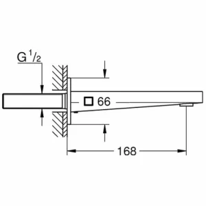 GROHE Wanneneinlauf Plus 13404_3 Ausladung 168mm Supersteel, 13404DC3 6