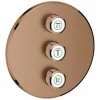 Grohe 3-fach UP-Ventil Grohtherm Smart Control 29122 FMS Rund Warm Sunset Geb., 29122DL0 10