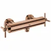 Grohe Zweigriff-Brausebatterie Atrio 26003 Wandmontage Kreuz-Griff Warm Sunset, 26003DA3 7