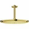 GROHE Kopfbrauseset Rainshower Cosmopolitan 310 26067, Deckenauslass 142 Mm, 9,5 L/min Durchflusskonstanthalter, Cool Sunrise 8