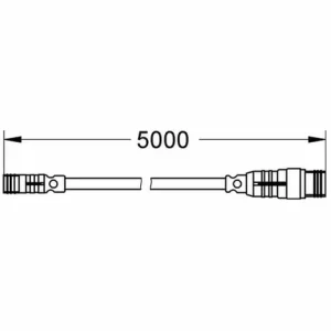 Grohe Verlänger.-kaBel F-digital Deluxe 47868 Von Netzteil Zu Steuereinheit, 47868000 6