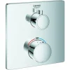 GROHE Thermostat-Brausebatterie GROHTHERM M Int 2-W-Umst. F Rapido SB (35600) Chr Chrom 19