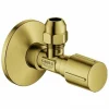 GROHE Eckventil 22037 1/2×3/8” Rosette Metallgriff Cool Sunrise Gebürstet, 22037GN0 8