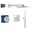 Grohe Grohtherm SmartControl Duschsystem Unterputz Mit Rainshower SmartActive 310 Cube Chrom 34804000 10