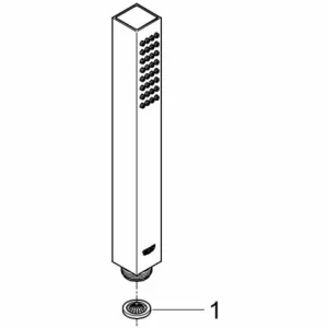 Grohe Grohtherm SmartControl Duschsystem Unterputz Mit Rainshower SmartActive 310 Cube Chrom 34804000 9