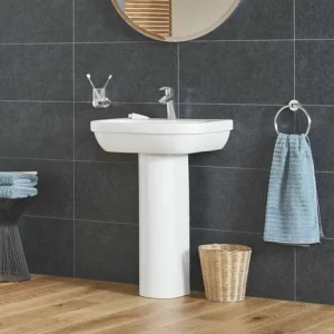 Grohe Euro Keramik Waschtisch 60 Cm Alpinweiß Ohne 8