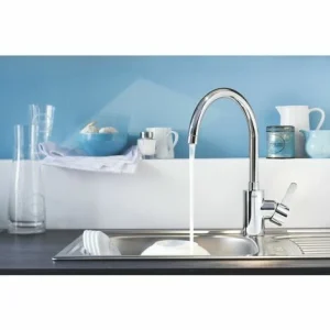 Grohe Eurosmart Cosmopolitan Einhand Spültischbatterie, Mit Hohem Auslauf Chrom 10