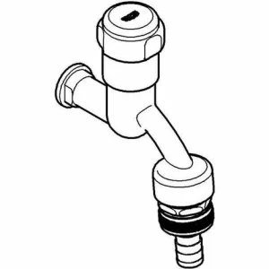 Grohe Armaturenkombination, DN15 Rohrbelüfter Bauform C, Chrom 10