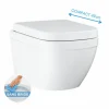 Grohe Euro-Keramik-Kompakt-Wand-WC, Spülrandlos Mit Fallbremsdeckel (Eurocompact) 11