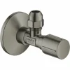 Grohe Hoekstopkraan 1/2″ X 3/8″ Knelkoppeling Hard Graphite Geborsteld 11