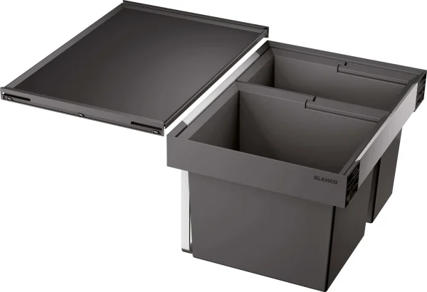 Blanco Abfallsystem 521471 2 Behälter, Mit Systemdeckel, 1x 30 L, 1x 19 L 3