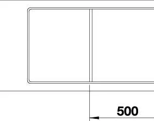 Blanco Axia Iii 5 S-f Spüle 523234 90,5x50cm, PuraDur Weiß, Reversibel, Mit Glasschneidbrett 17