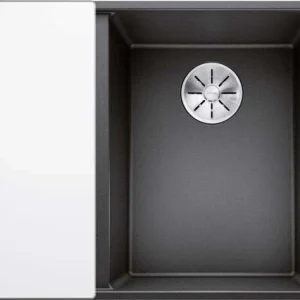 Blanco Axia Iii S-f Spüle 523489 99x50cm, PuraDur Anthrazit, Rechts, Mit Glasschneidbrett 11